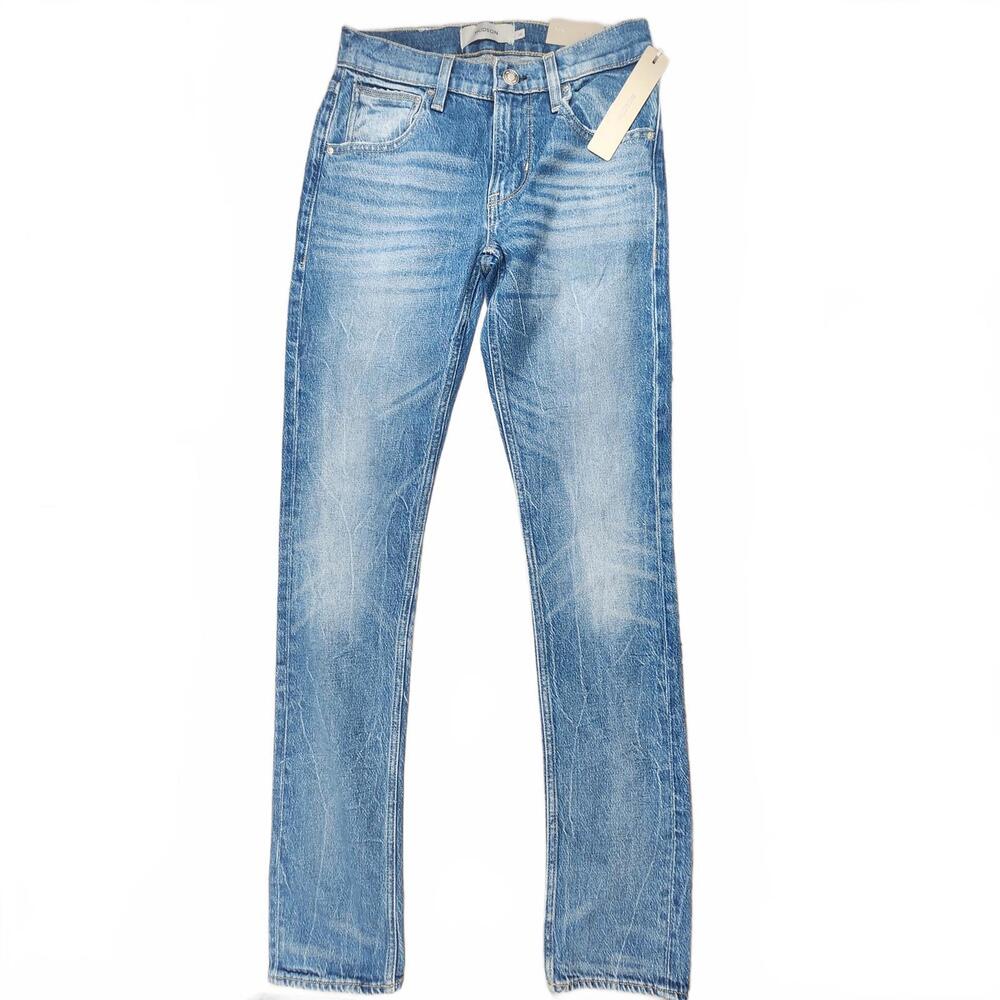 Hudson Blake Slim Straight Jeans - Light Blue